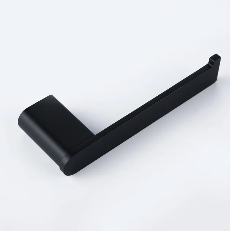 Single Bar Tissue Holder Hanging Rack Concise Wall Mounted Hotel Bathroom Fixture Stainless Steel Roll Paper Dispenser Shelf