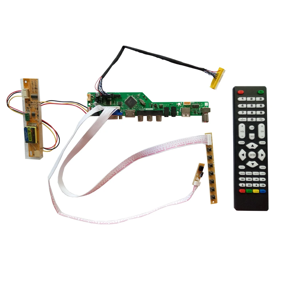 

HDMI-compatible USB AV VGA ATV PC LCD Controller Board for 15.6inch 1366x768 LP156WH2-TLC1 LED LVDS Monitor Panel