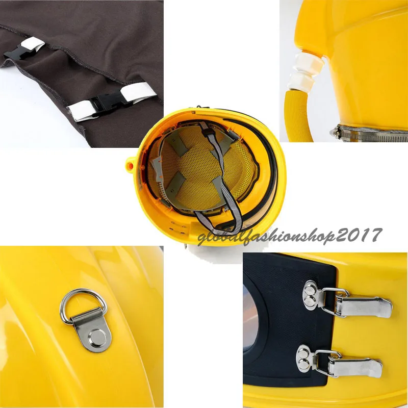 Labor Protection AIR FED Supplied Safety Sandblast Helmet Sand Industry Blast Abrasive Hood Protector