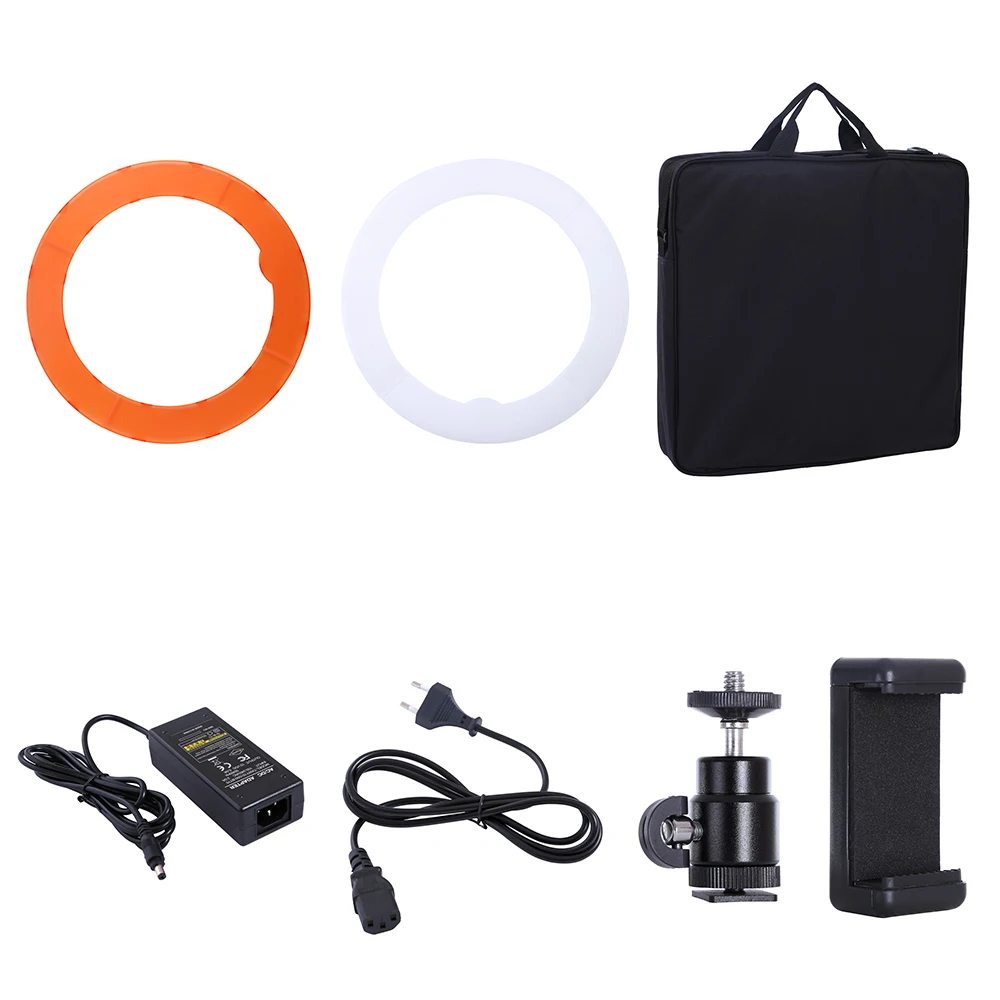 55W 18 inch Camera Phone LED Ring Light Photography studio Dimmable Ring Lamp With Stand Tripods For TikTok Youtube Vlog Video