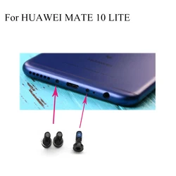 2PCS Black For HUAWEI MATE10 LITE ATE 10 LITE  Buttom Dock Screws Housing Screw nail tack For HUAWEI MATE 10LITE  Mobile Phones