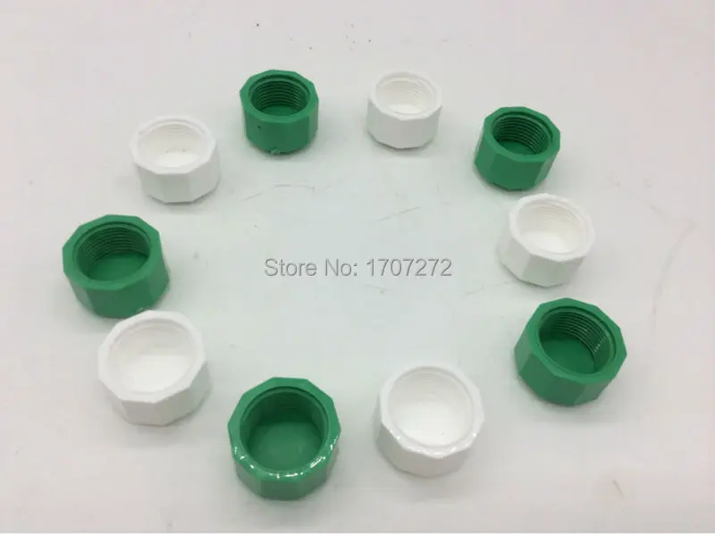 

Free Shipping 10 pcs PPR Pipe Plugs 3/4" BSP female Thread Pipe Fitting End Cap Plug