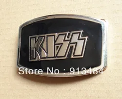 Cinturón de música kiss de moda, hebilla de JF-b425 adecuada para cinturón ancho de 4cm