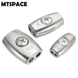 Mtspace-ワイヤー2/3/4/6/8mm,ケーブルクランプ,グリップケーブル,シンプルなワイヤー,ニッケルメッキ合金,シルバー,シャンドリーアプリケーション