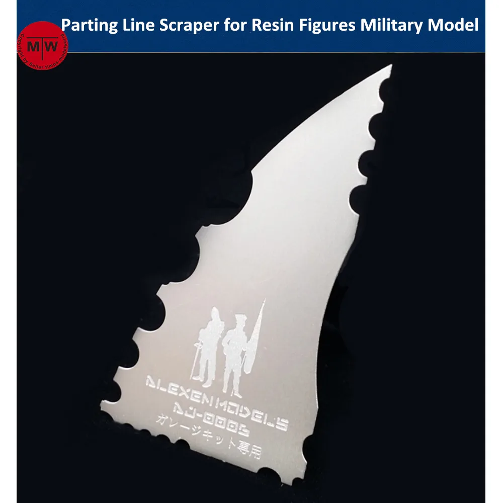 Alexen Model Parting Line Scraper Hand Saw Tools for Resin Soldier Figures Military Assembly Model Hobby Kits AJ0006