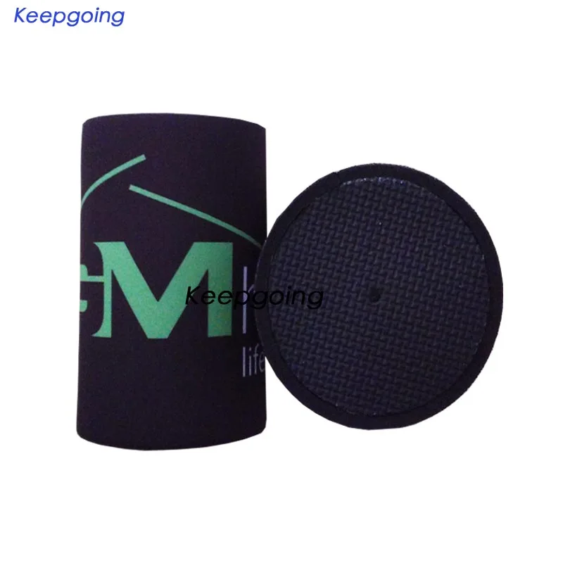 

200pcs/lot Promotion Custom Logo Neoprene Stubby Holder Beer Can Picnic Cooler Thermal Bag Can Holder Drink Sleeve For Wine