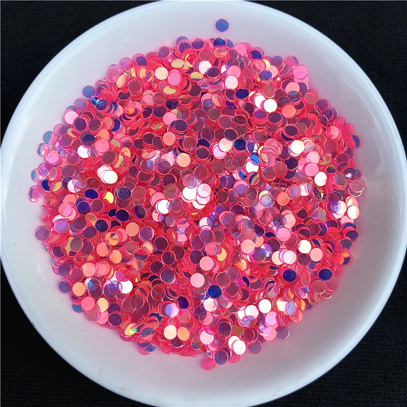 10g/Lot Size 2.5mm Transparent Dot loose Shape sequins Paillettes for Nail art, Nails DIY Craft, Wedding Decoration Confett