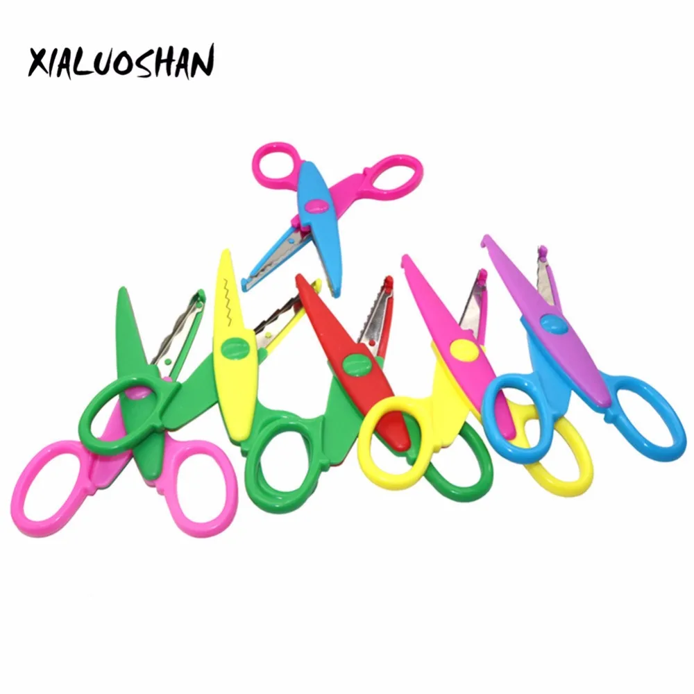 1 Pcs 6 Styles Selection Lace DIY Scissors Scrapbook Paper Photo Tools Diary Decoration Safety Scissors