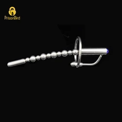 Chaste Bird Male Stainless Steel Urethra Catheter with 2 size Penis Ring Urinary Plug Sex Toy Urethra Stimulate Dilator A012