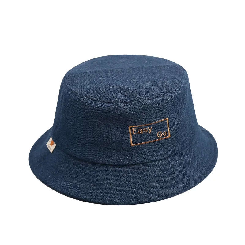 letter embroidery Bucket Hat Fisherman Hat outdoor travel hat Sun Cap Hats for Children boys and girls 109