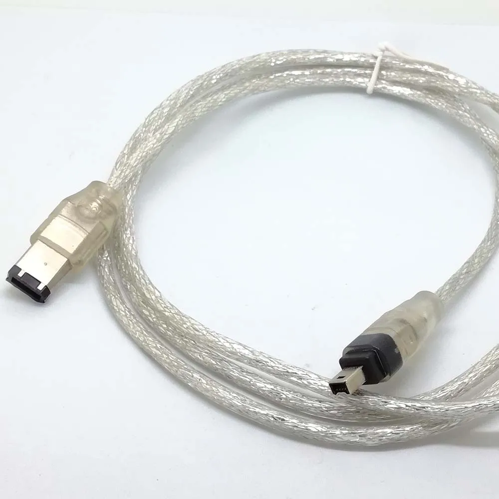 

Кабель Fire Wire, 4 фута, 1,2 м, IEEE 1394 FireWire iLink DV, 6 контактов на 4 контакта