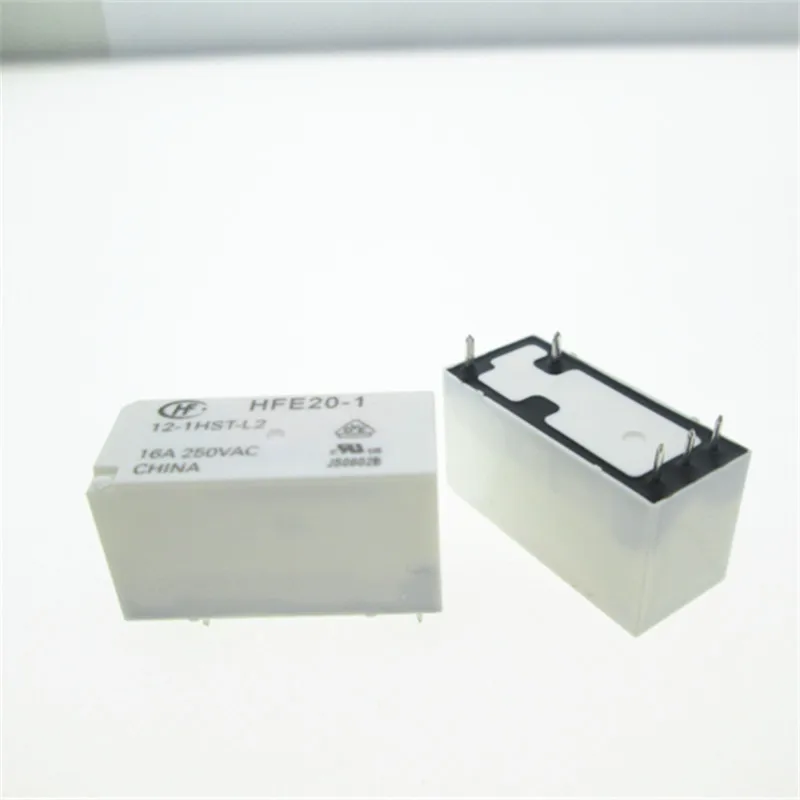 

NEW 12V relay HFE20-1-12-1HST-L2 HFE20-1 12-1HST-L2 12VDC DC12V 12V 16A 250VAC 5pin