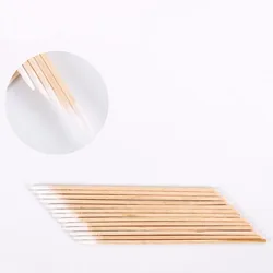 1000pcs/lot Disposable Microbalding Cotton Swab Accessories 7/10cm Wood Handle Cotton Swab For Permanent Makeup Tattoo Eyebrow