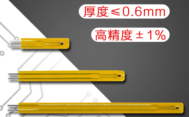 5 قطعة رقيقة فيلم الثرمستور 1% NTC10K B3950 رقيقة جدا درجة الحرارة الاستشعار المبرد ، TEC برودة طباعة NTC سطح درجة الحرارة التحقيق