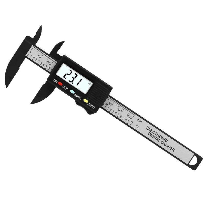 Digital Electronic Carbon Fiber Vernier Caliper Gauge Micrometer Measuring Tool