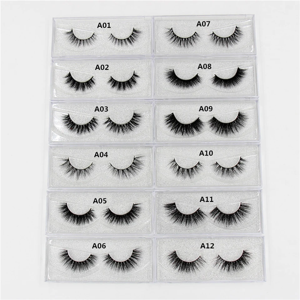 Pestañas AMAOLASH 3D mink, duraderas, naturales, volumen, extensión, maquillaje A04 5