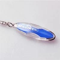 Antistatische autosleutelhanger Ovale sleutelring Elimineer statische elektriciteit Mini autosleutelhouder Auto-interieuraccessoires Gadgets