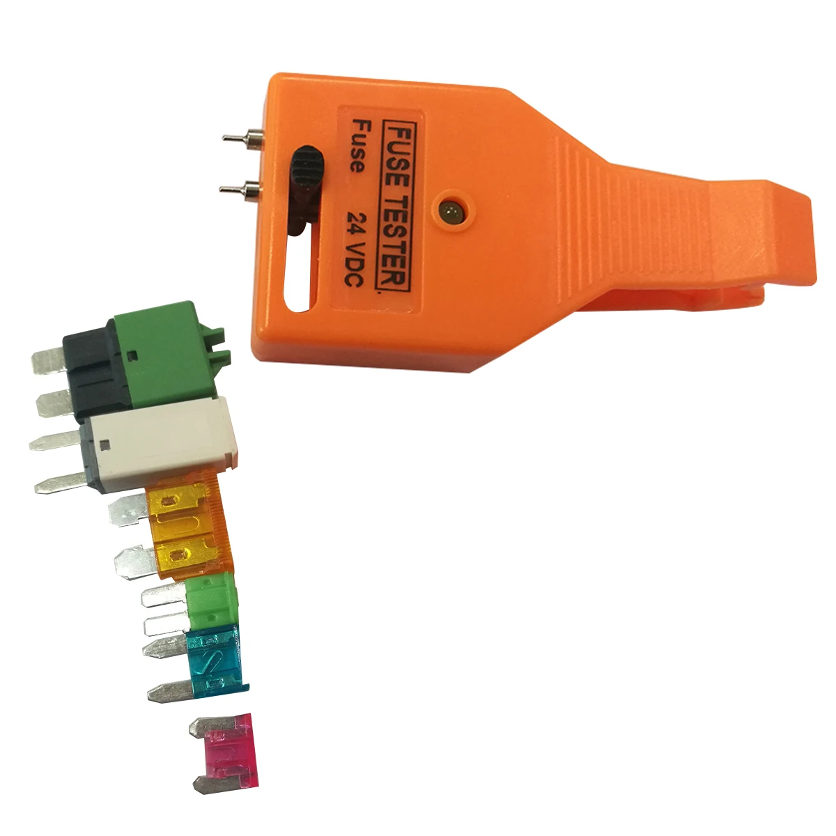 Extracteur de testeur de fusible réglable pour voiture automobile avec voyant lumineux, outil de test de fusible à lame iko, 24V DC ATC