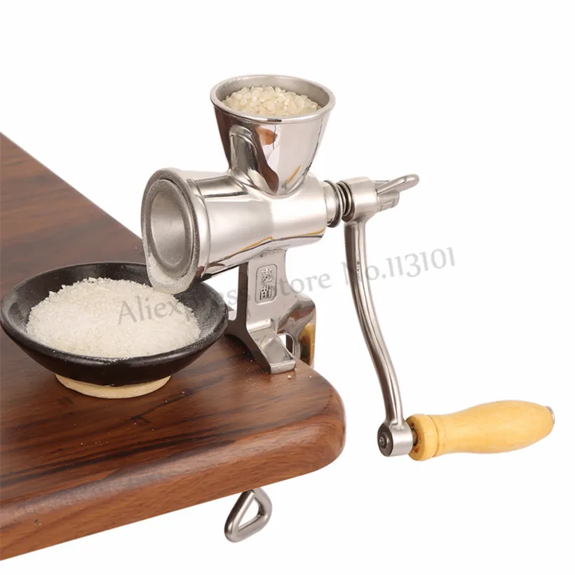 업그레이드된 커피 콩 그라인딩 머신, 수동 스테인리스 스틸 참깨 밀 연마기, 땅콩 콩 호두용 DIY