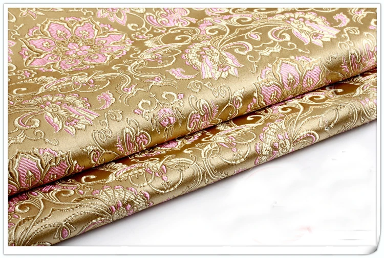 Brocade Fabric Damask Jacquard America style Apparel Costume Upholstery Furnishing Curtain DIY Clothing Material by meter