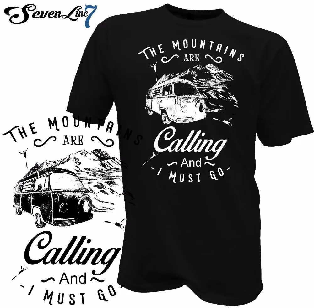 2019 New Hot sale Men O-Neck Casual Print Tshirt Adventure T1 T2 T3 Bus Samba Retro Auto Car Club Harajuku tee shirts