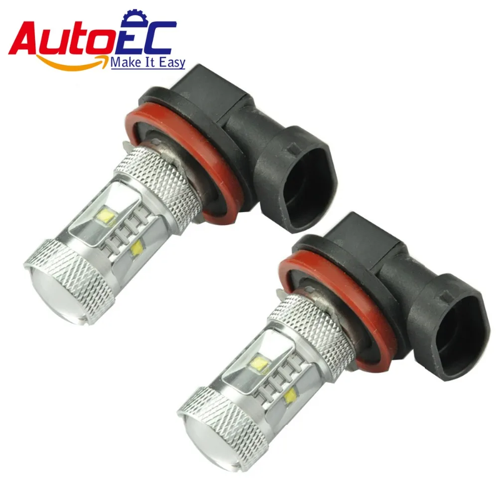 AutoEC 100x H11 30w super bright LED High Power Car Fog head Day time running Light lamp bulb White 12v #LI12