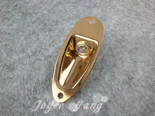 Niko Gold Electric Guitar Output Jack Socket Plate&2 Screws For FD ST/SQ Electric Guitar Free Shipping Wholesale