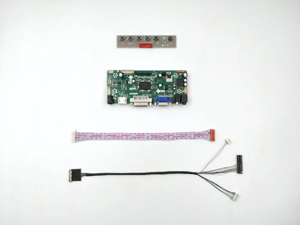 NT68676 LCD controller board support  DVI VGA AUDIO for 8.9 inch LCD panel 1024X600 A089SW01 V0/V1 B089AW01 V0/V1