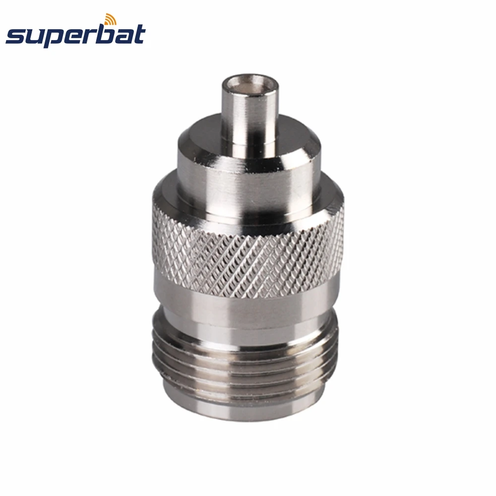 Superbat 5 Buah Adaptor N-MCX N Jack Ke Konektor Koaksial RF Lurus Female MCX