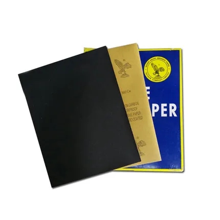 Sanding Paper Abrasive Waterproof Abrasif Papier De Verre Carta Vetrata Grit P80-2000 Wet Dry Sandpaper Sheet Polishing