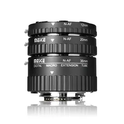 Meike MK-N-AF-A Auto Focus Macro Extension Tube Ring for Nikon D90 D3000 D3100 D3200 D5000 D5100 D5200 D7000 D7100 Camera DSLR