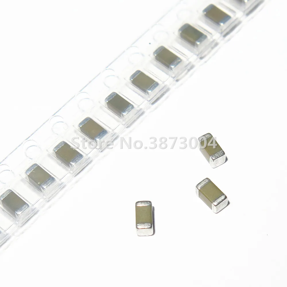 100pcs 1206 10000pF 10nF 0.01uF 250V 10% Thick Film Chip Multilayer Ceramic Capacitor