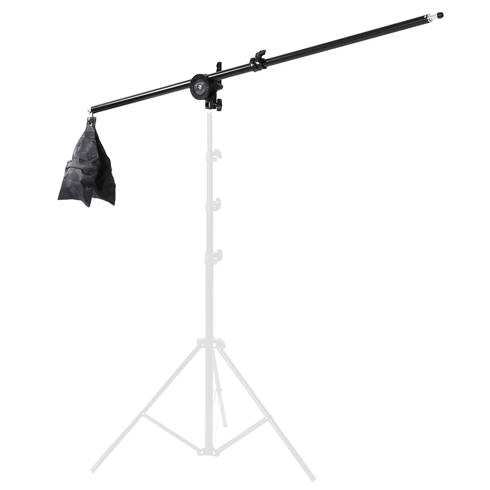 Foto Studio Dome Kit Licht Stehen Kreuz Arm Mit Gewicht Tasche Foto Studio Zubehör Verlängerung Stange 75 -135CM