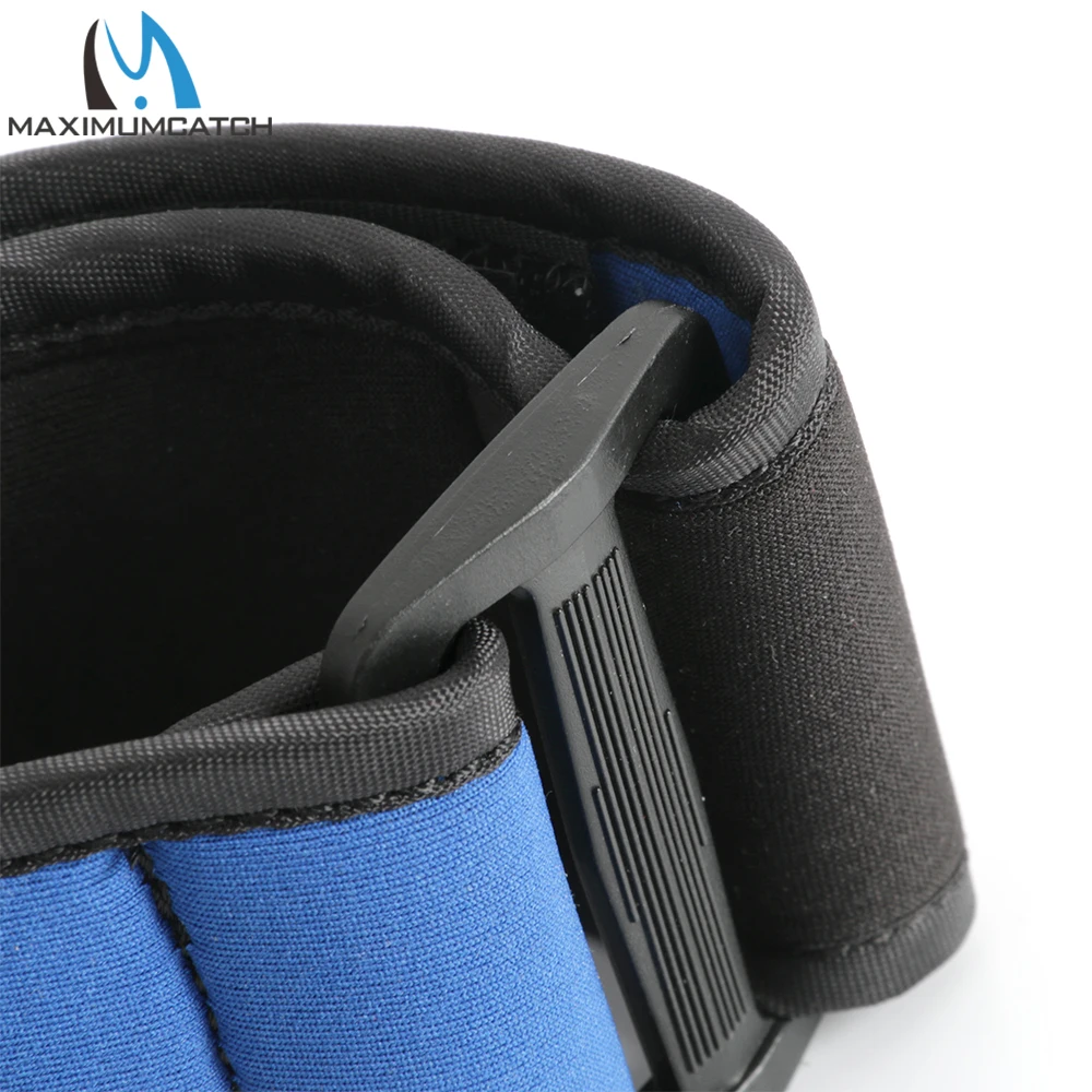 Maximumcatch Neoprene Fishing Wrist Support Casting Aid Fishing Rod Holder Soft Elastic Cushion Attachment Fishing Tool