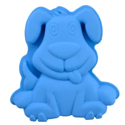 Cartoon Dog Shape Silicone Cake Mold 8inch Mousse Chiffon Brownies Cake Moulds Cake Pan DIY Decorating Baking Cake Tools