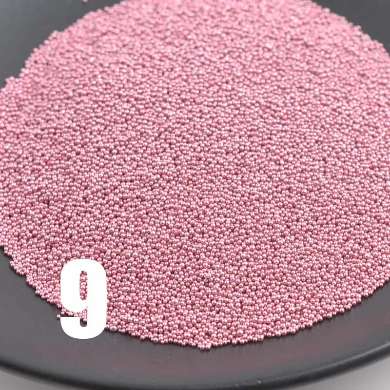 Fashion 11 Colors 0.1-0.5mm Glass 3D Caviar Ball Beads Tiny Nail Air Tips Sticker Decoration Beauty Nail DIY Accessories BL009