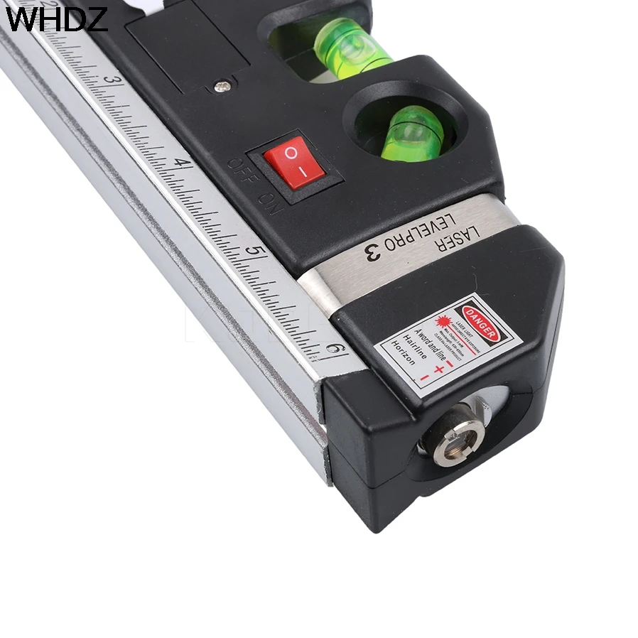 Level Laser 4 in 1 Horizontal Vertical Laser Ruler Adjusted Multifunction Measure Line laser Tape