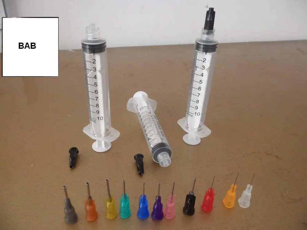 10cc/ML hand gluecraft Liquid Dispensing Glue syringe thick glue E6000 / water-based crystal rhinestone with mixed-size Needle