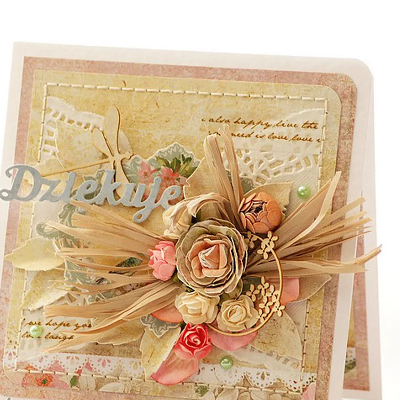 Dziecko polskie słowo cięcie Die Scrapbooking szablon ręcznie wykonana dekoracja Craft szablon do wytłaczania karta DIY Album Making