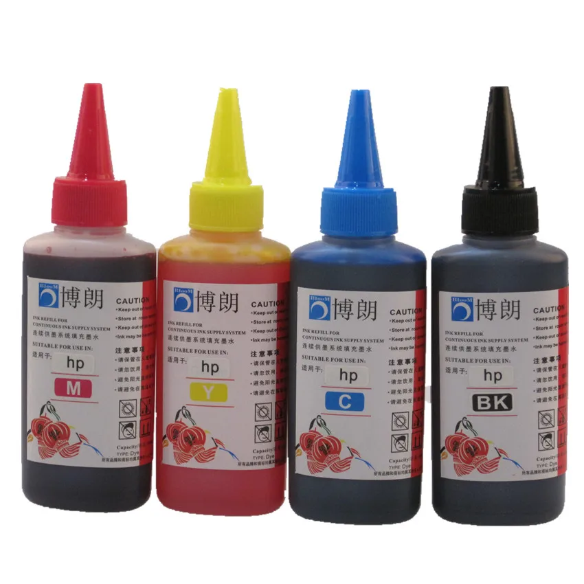 400ml Dye ink refill kit for HP 912 917 915 ink cartridge ciss for hp OfficeJet Pro 8015 8010 8010 8022 8023 8013 8024 8020 8025