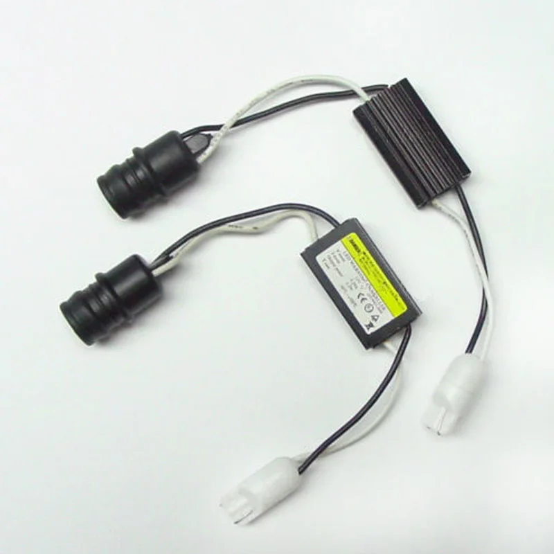 KE LI MI T10 BA9S LED Car Decoder Soft Socket 2 Styles Anti Flicker Error Canceller LED Lights for Vehicle