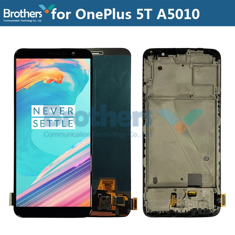 AMOLED LCD For OnePlus 5T LCD Screen LCD Display for OnePlus 5T A5010 LCD Assembly Touch Screen Digitizer Phone Replacement Test