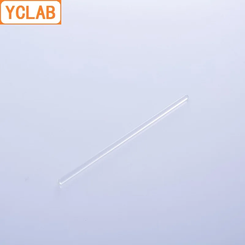 YCLAB 30cm Glass Stirrer Rod Mixing Guide Liquid Laboratory Chemistry Equipment