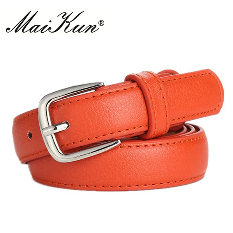 

Luxury Designer Brand Belts for Women Casual Metal Pin Buckle Female Belts for Jeans Punk Leather Thin Waistband for Dress Skirt