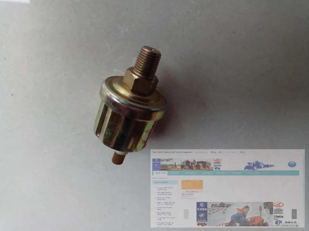 Sensazione di pressione olio spina per Shanghai SNH654-704, numero di parte: