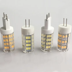 Lâmpada LED com ângulo de feixe 360, AC 110V, 220V, G4, G9, 5W, 2835, SMD, E14, 1 ano de garantia, 10 PCs/Lot