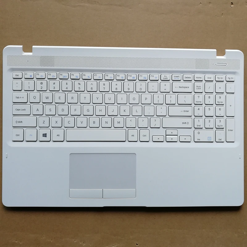 

US new laptop keyboard with touchpad palmrest for Samsung 500R5L 500R5L-Y02 550R5L-Z03 BA98-00770A white