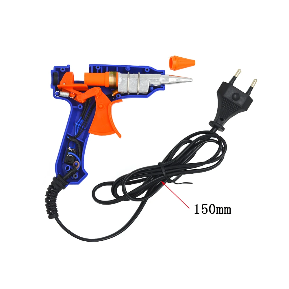 Chanseon 20W EU/US Hot Melt Glue Gun  with 20pcs 7mm Glue Sticks Industrial Mini Guns Thermo Electric Heat Temperature Tool