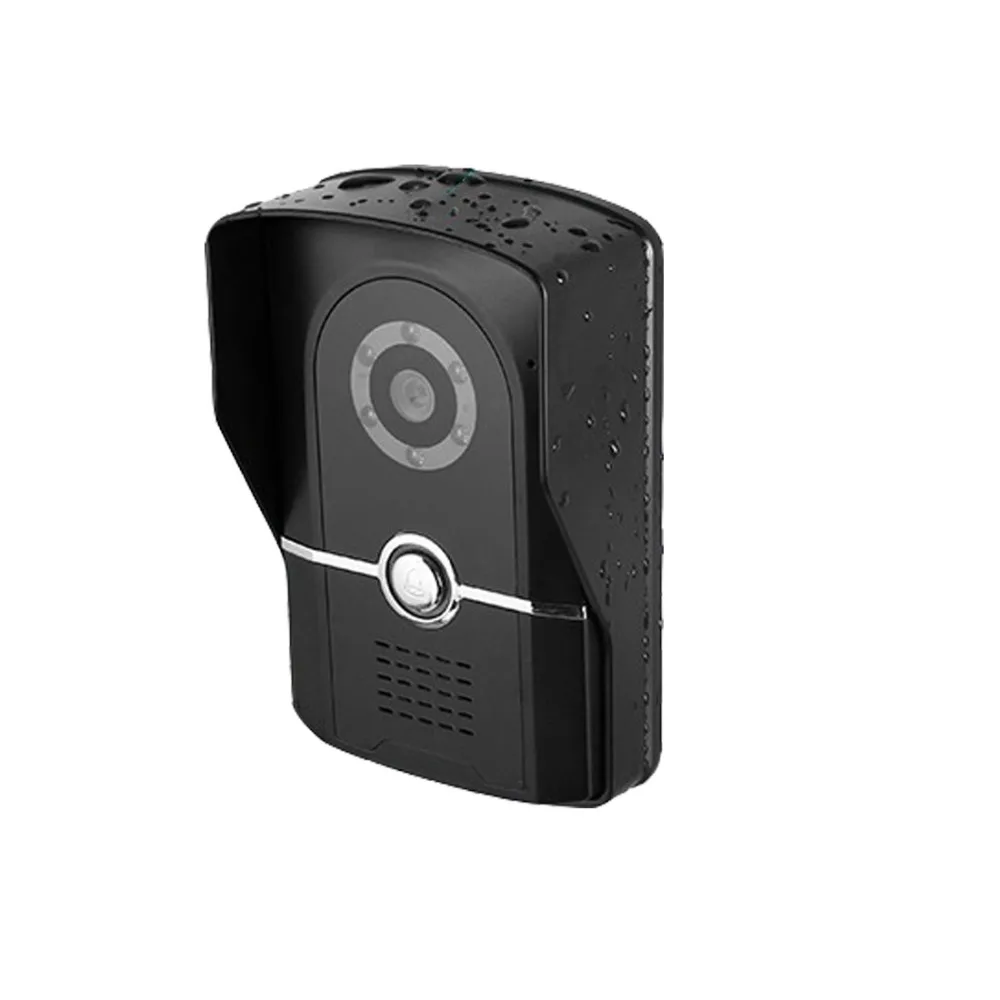 Sicurezza domestica sicurezza videocitofono campanello da 7 pollici videocitofono videocitofono IR Monitor elettrico Strike Lock RFID telecomandi