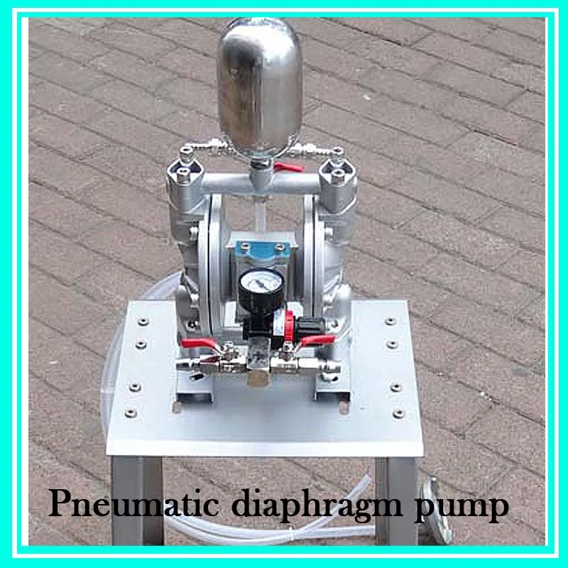 Aluminum Alloy Small Double Way Pneumatic Diaphragm Pump Spraying Suit Diaphragm Paint Pump